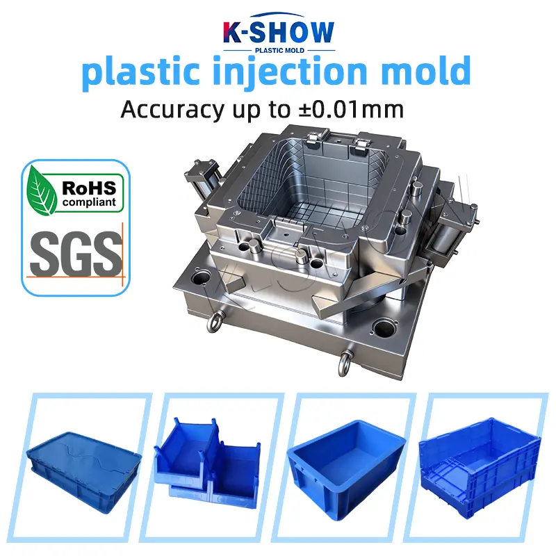 Plastic Auto Parts Crate Mould