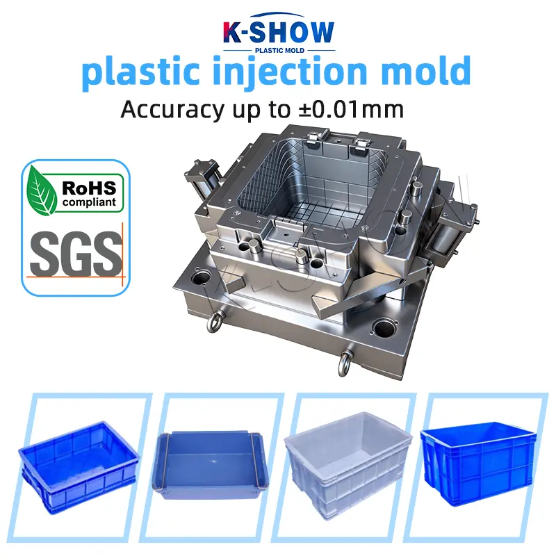 Plastic Auto Parts Crate Mould